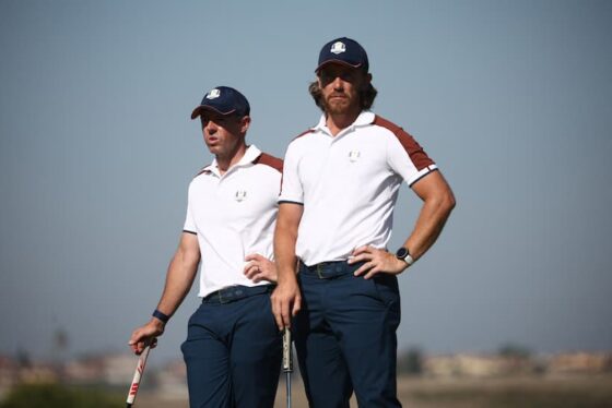 Rory McIlroy Tommy Fleetwood - Ryder Cup Golf