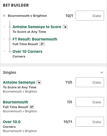 Bournemouth Vs Brighton Betting Tips