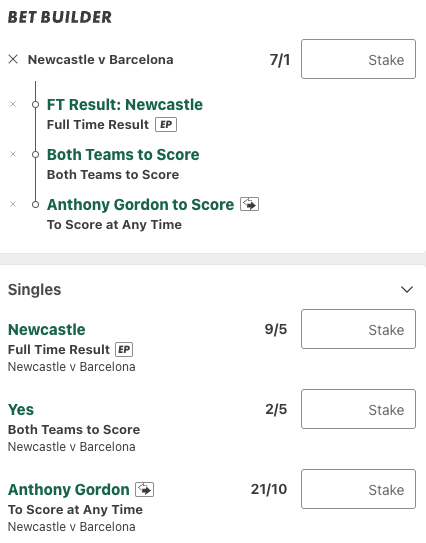 Newcastle Vs Barcelona Betting Tips
