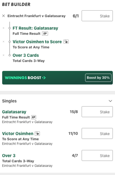 Eintracht Frankfurt Vs Galatasaray Betting Tips