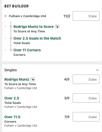 Fulham vs cambridge betting tips