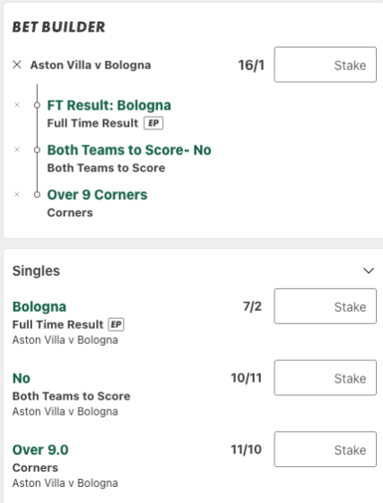 Aston Villa Vs Bologna Betting Tips