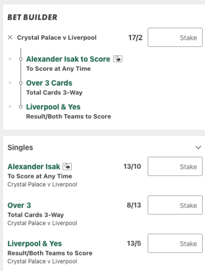 Crystal Palace Vs Liverpool Betting Tips