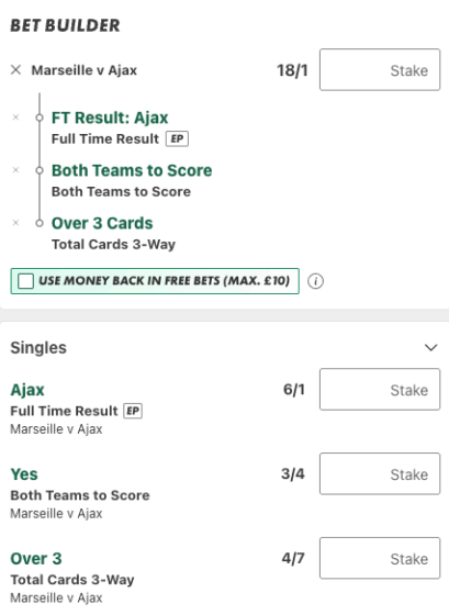 Marseille Vs Ajax Betting Tips