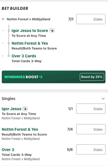 Nottingham Forest Vs FC Midtjylland betting tips