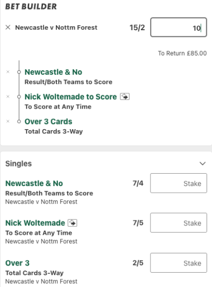 Newcastle nottingham forest betting tips