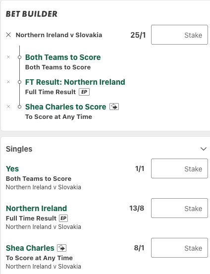 Northern Ireland slovakia betting tips
