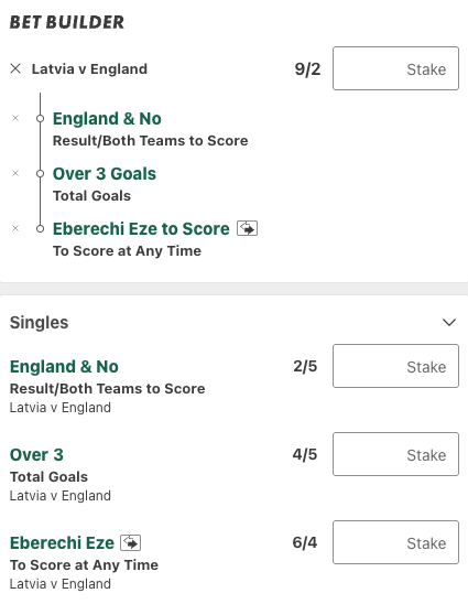Latvia England Betting Tips