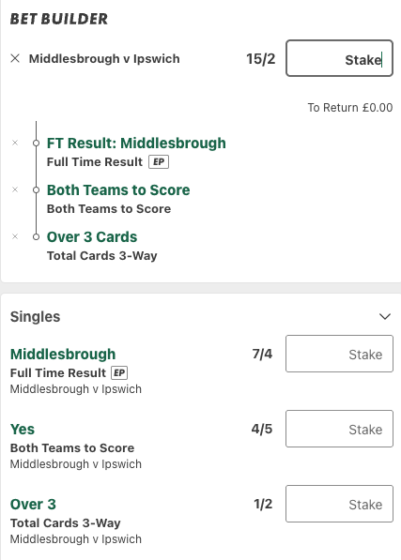 Middlesbrough Ipswich betting tips