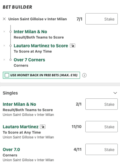 Union Saint-Gilloise Vs Inter Milan Betting Tips