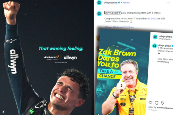 Allwyn and McLaren
