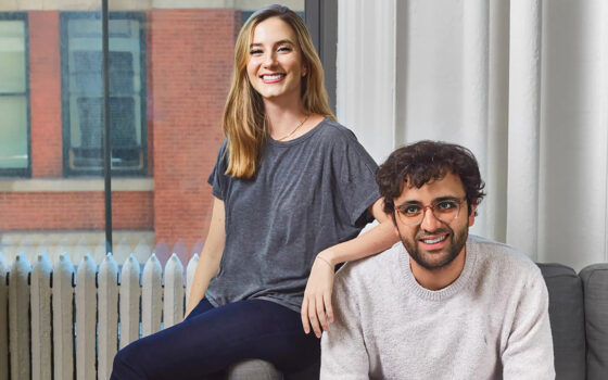 Kalshi founders Luana Lopes Lara and Tarek Mansour