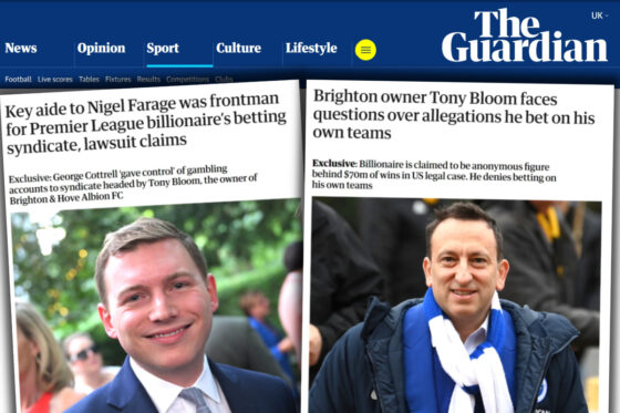 Brighton owner Tony Bloom