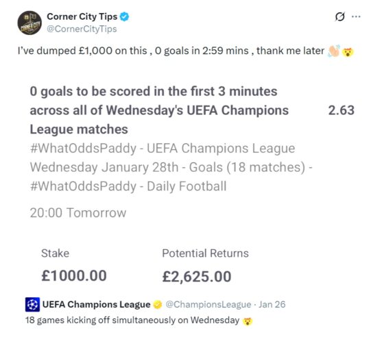 Champions League Betting