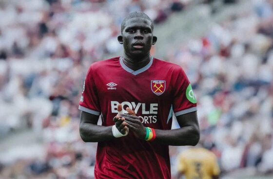West Ham Diouf Tottenham
