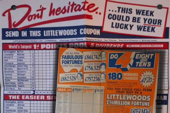 Littlewoods Pools coupons