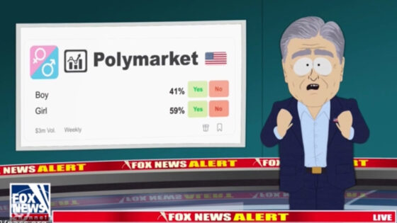 Polymarket on South Park
