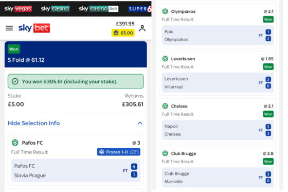 Sky Bet acca