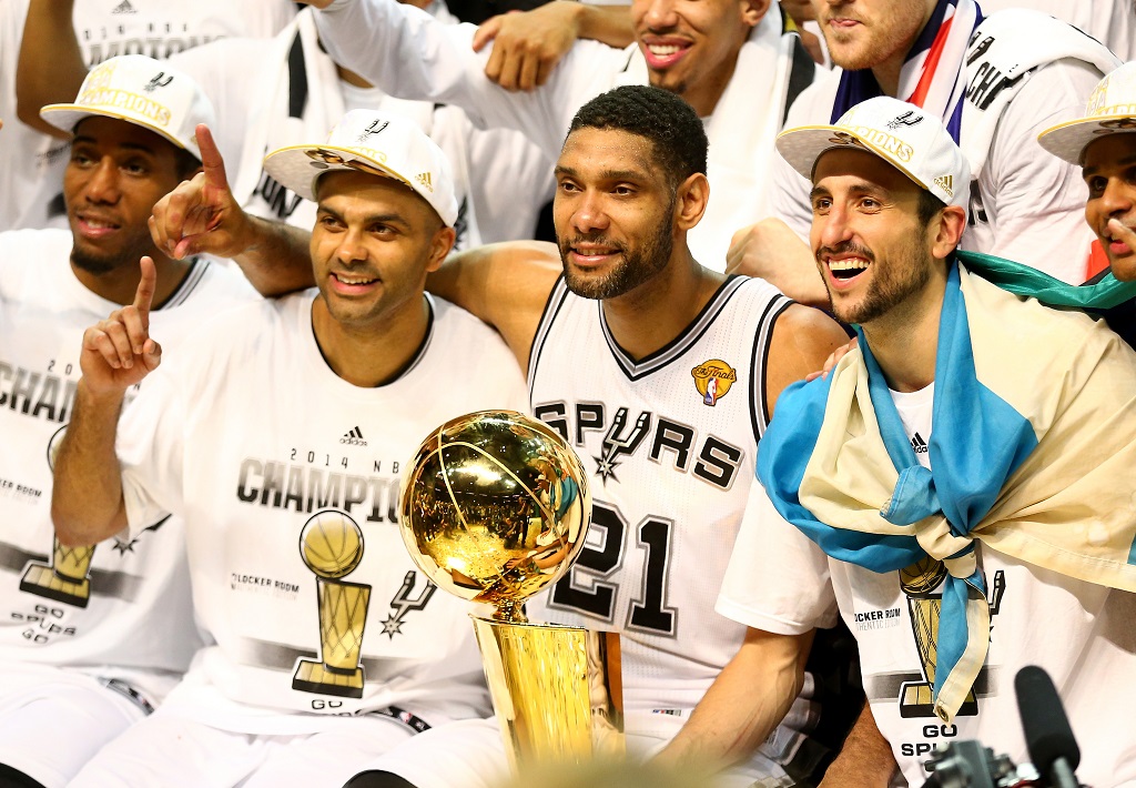 at the AT&T Center on June 15, 2014 in San Antonio, Texas.
