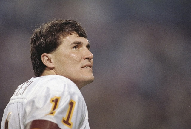 Mark Rypien looks out at his fans.