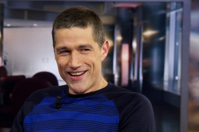 Matthew Fox smiles.