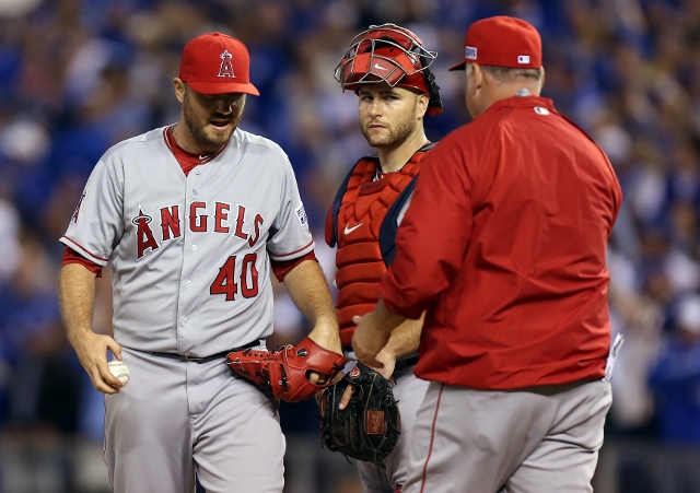 Division Series: Los Angeles Angels of Anaheim v. Kansas City Royals, Game 3