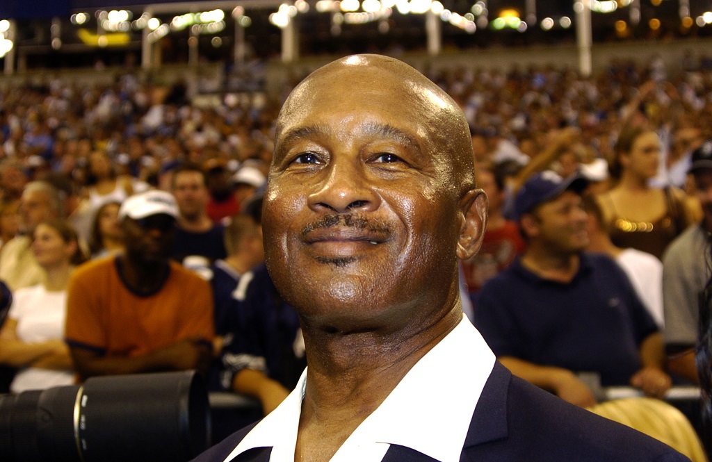 Dallas Cowboys great Mel Renfro on the sidelines during a Monday Night Football game.