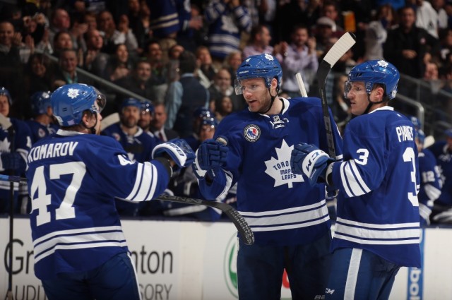 Toronto Maple Leafs celebrate