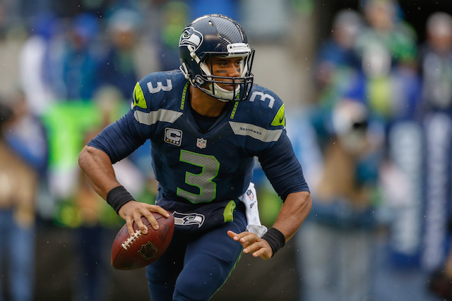 Russell Wilson against the Raiders