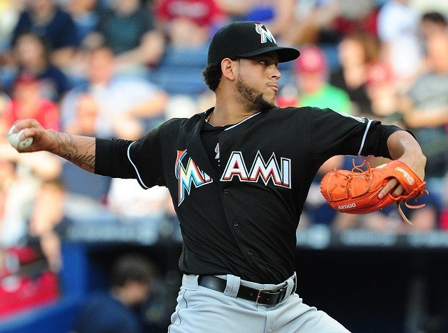 Miami Marlins v Atlanta Braves