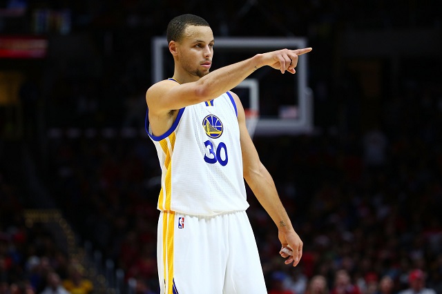 Stephen Curry against the Los Angeles Clippers