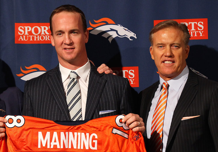 Peyton Manning only played for two teams in the NFL