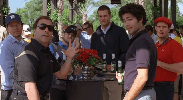Marky-Mark and the fellows from "Entourage" will have to find another QB to chug beers with.