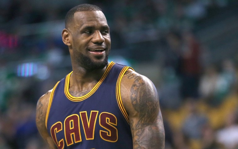 LeBron James during the first round of the 2015 NBA Playoffs