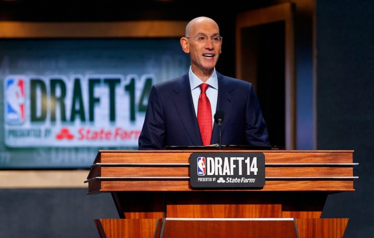 Commissioner Adam Silver at the 2014 NBA Draft