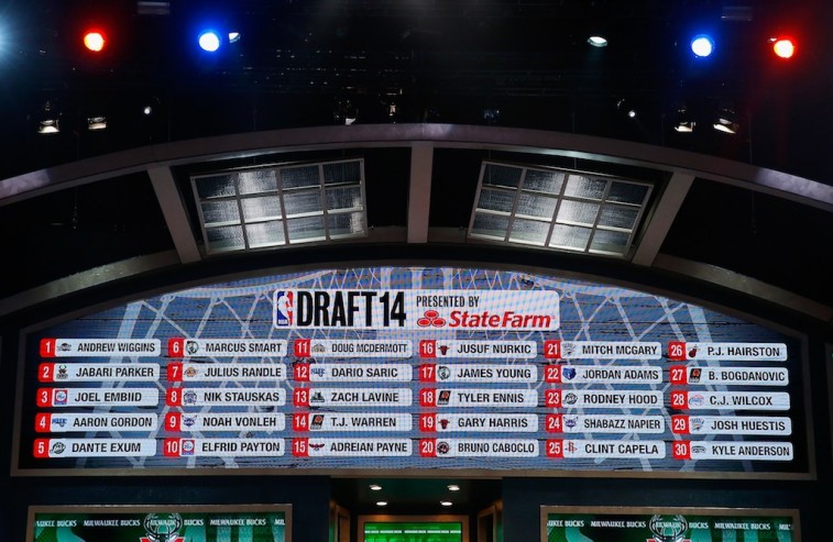 2014 NBA Draft board