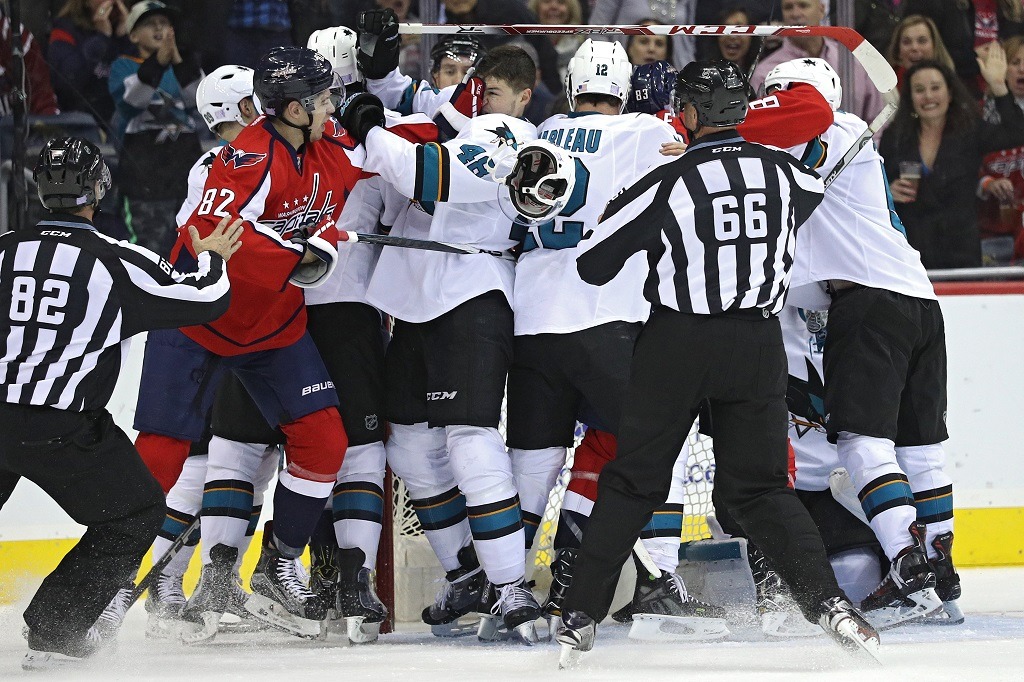 Division-leading San Jose Sharks and Washington Capitals weren't always the winners they are today.