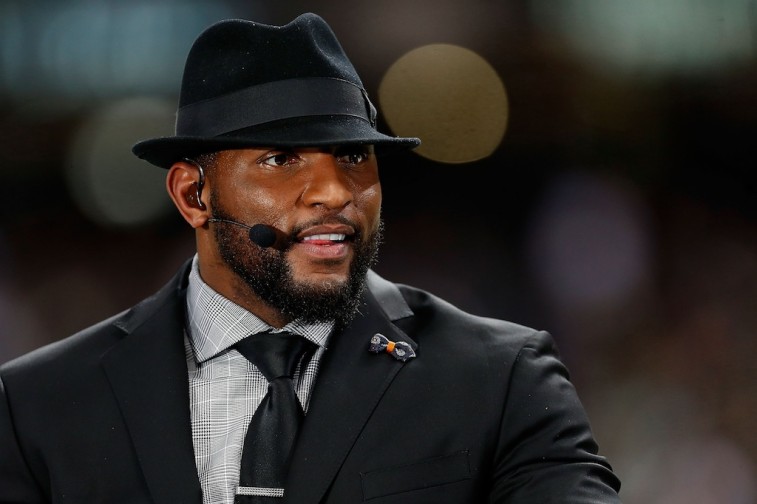 Ray Lewis speaks as an ESPN analyst.