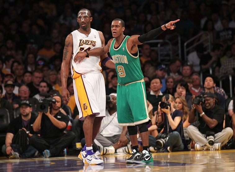 Rondo and Kobe mixing it up in happier times