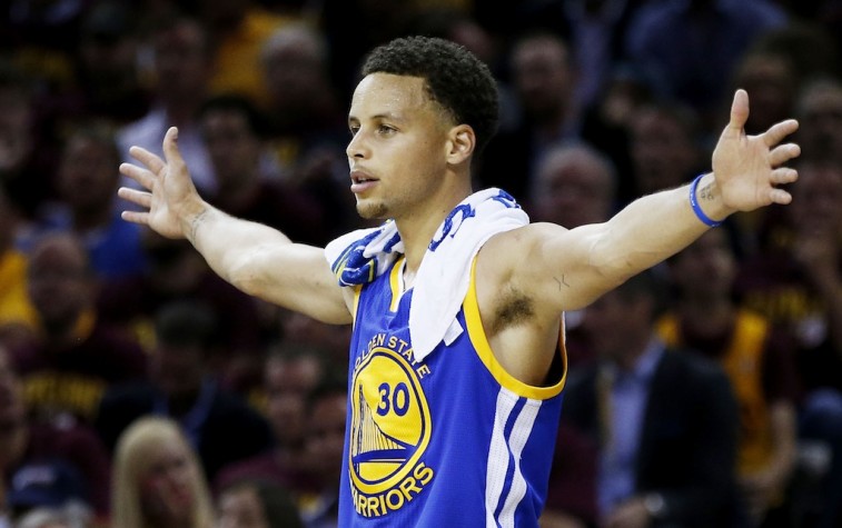 Stephen Curry during Game 6 of the 2015 NBA Finals