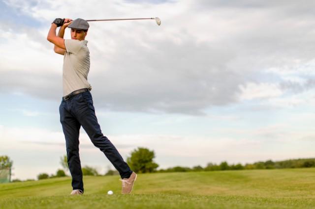 Club swing golf