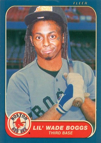 Lil Wayne mashed up with Wade Boggs