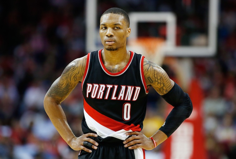 Damian Lillard is ready to ball.