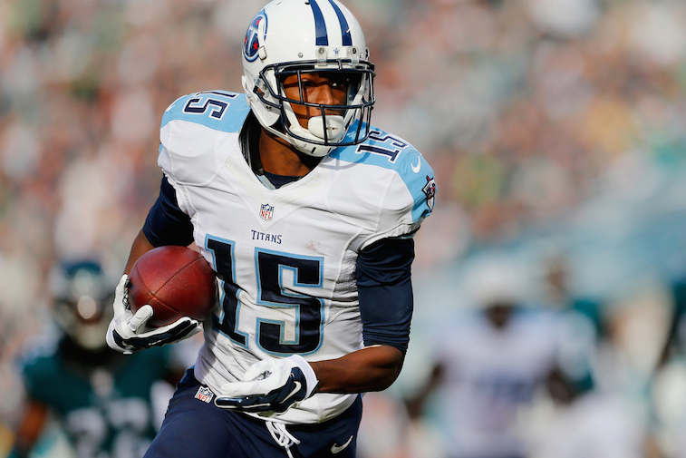 Justin Hunter runs for a touchdown