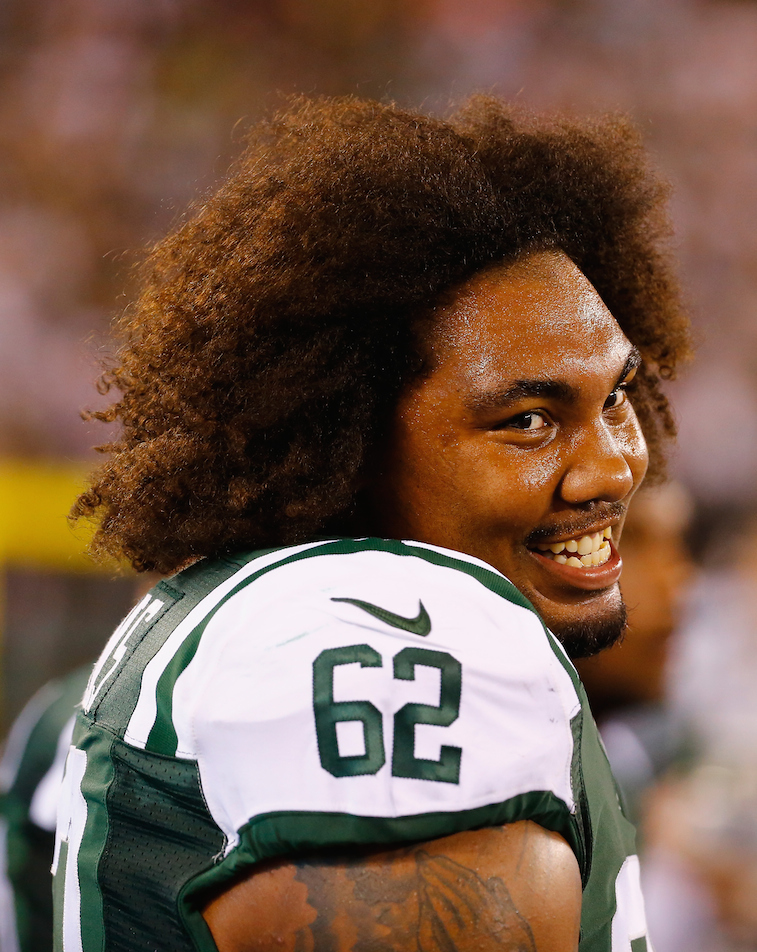 Leonard Williams looks on during a preseason game
