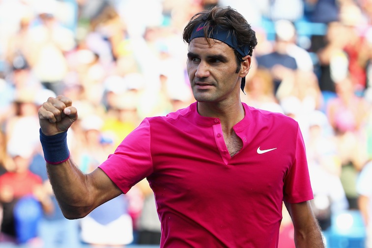 Roger Federer during the Western & Southern Open