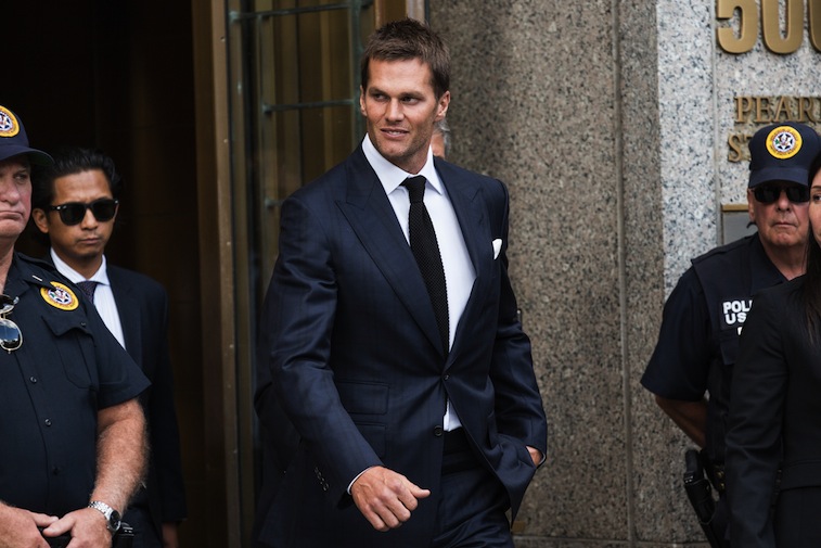 Tom Brady leaves federal court after Deflategate hearing