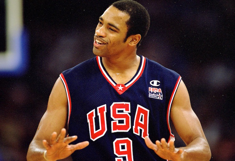 Vince Carter in the gold medal game of the 2000 Summer Olympics in Sydney