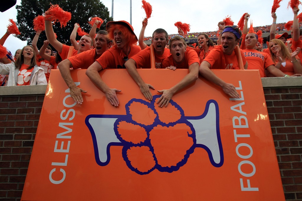 Clemson Tigers football fans Clemson Tigers football fans