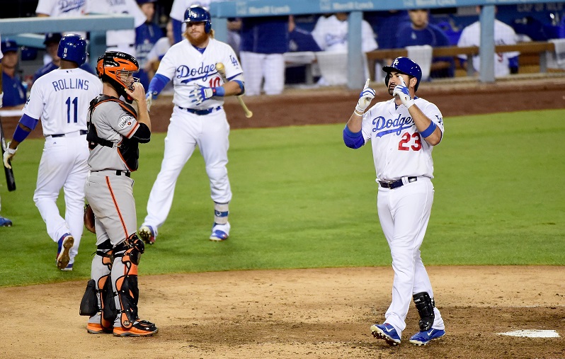 Dodgers Giants Harry How/Getty Images